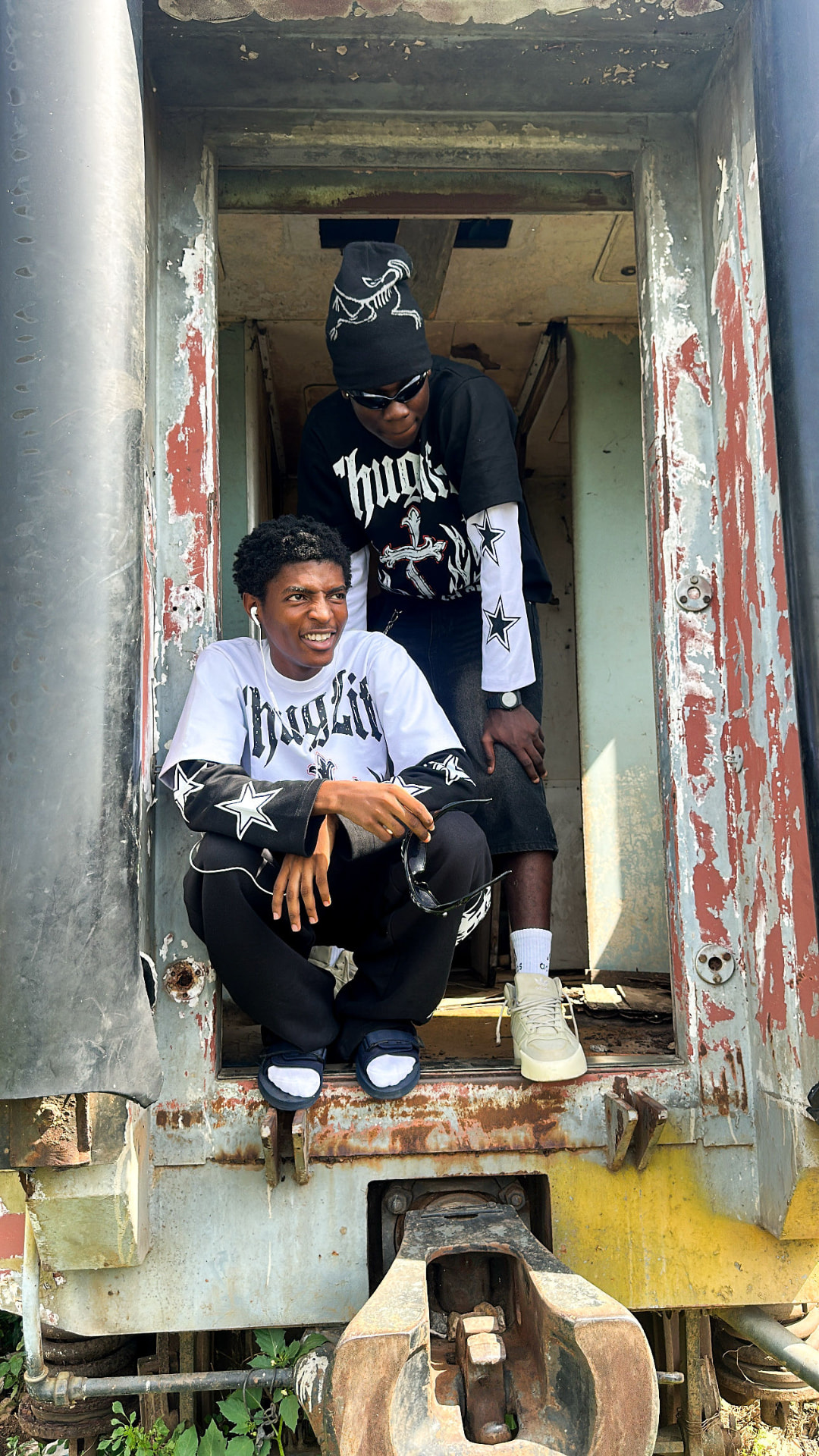 THUGLIFE streetwear lookbook portrait